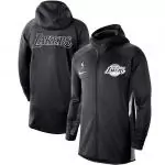 nike veste zipper hoodie nba lakers black